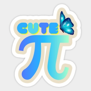 Cute Mathematics,Pi Day,Funny math Sticker